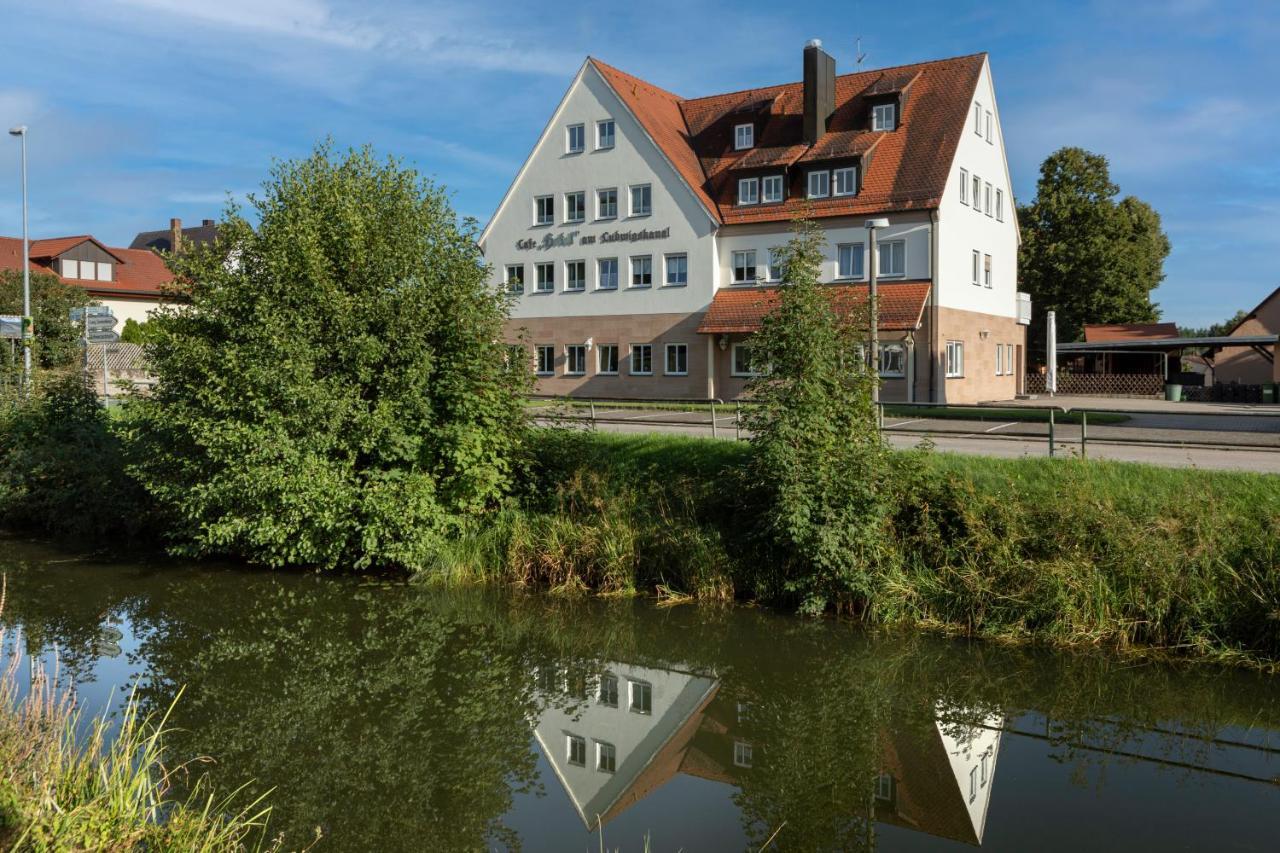 Hotel Am Ludwigskanal Вендельштайн Экстерьер фото
